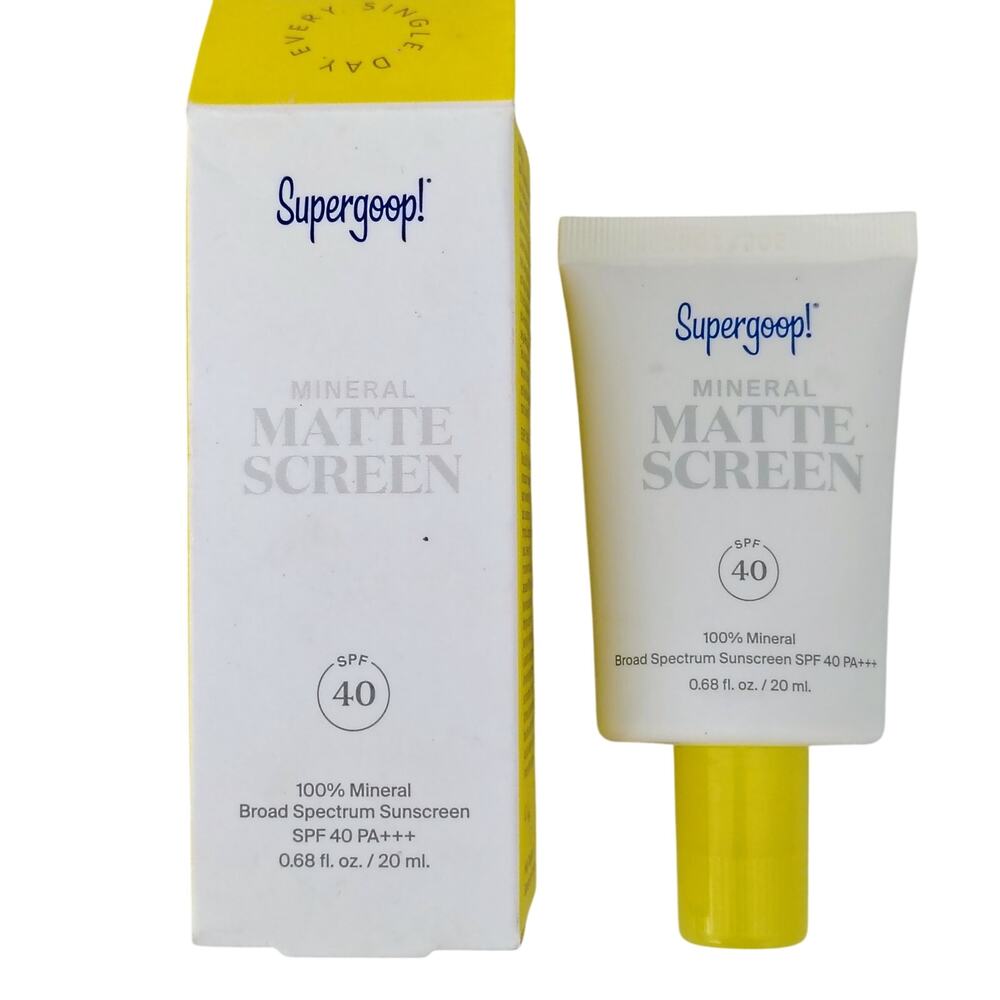 Supergoop Mineral Matte Sunscreen SPF 40 Broad Spectrum 0.68 oz. Travel